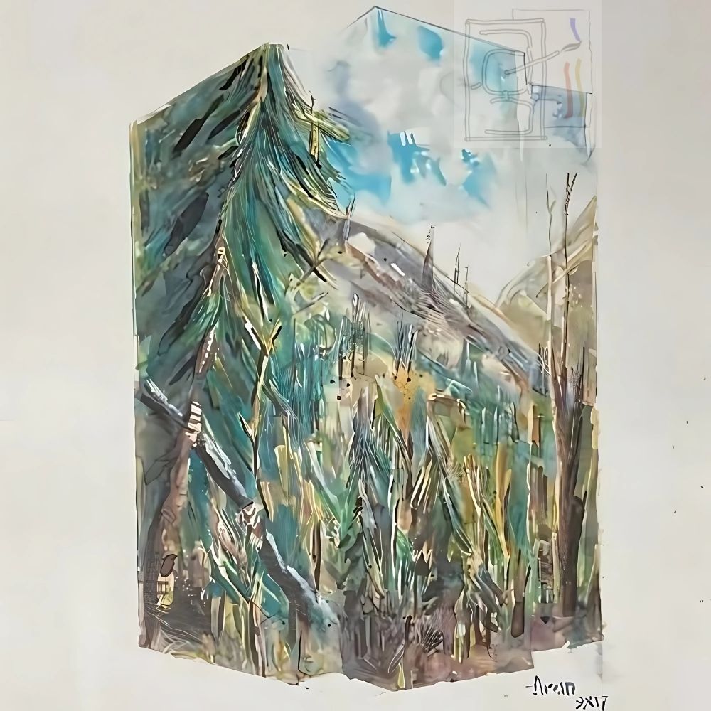 Forest in crystal 1